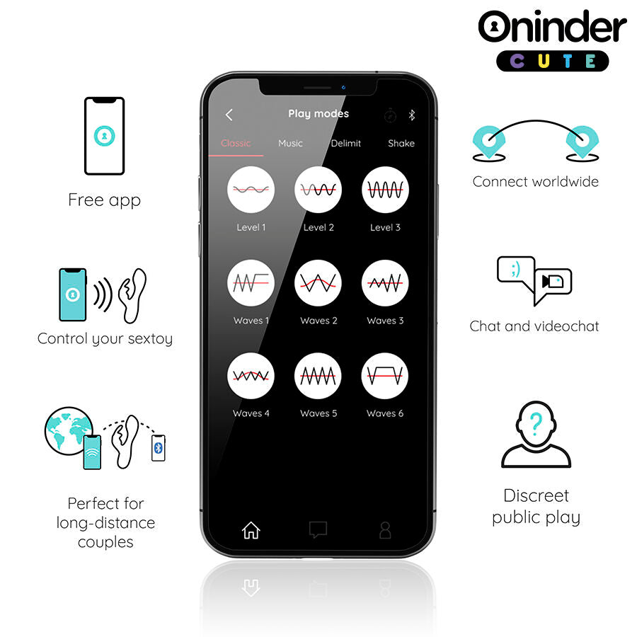 Vibromasseur Rabbit Oninder Cute Love Bunny - Oninder