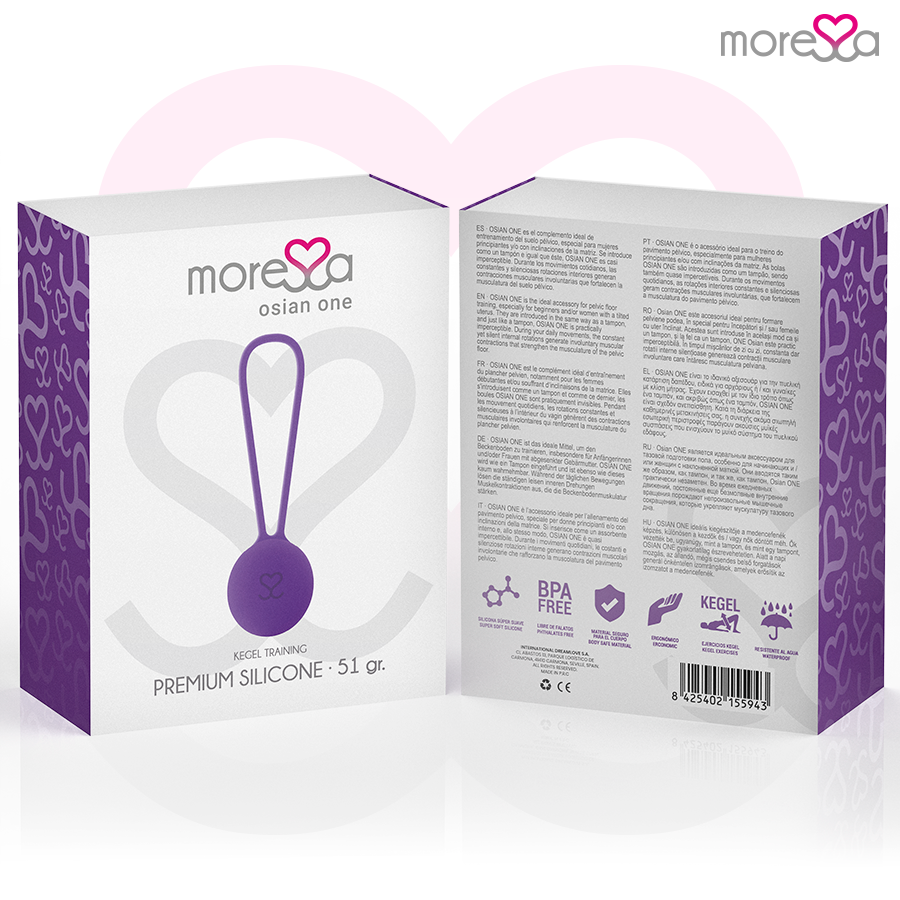 Moressa – Boules de Geisha 51 g Renforcement Plancher pelvien - Violet