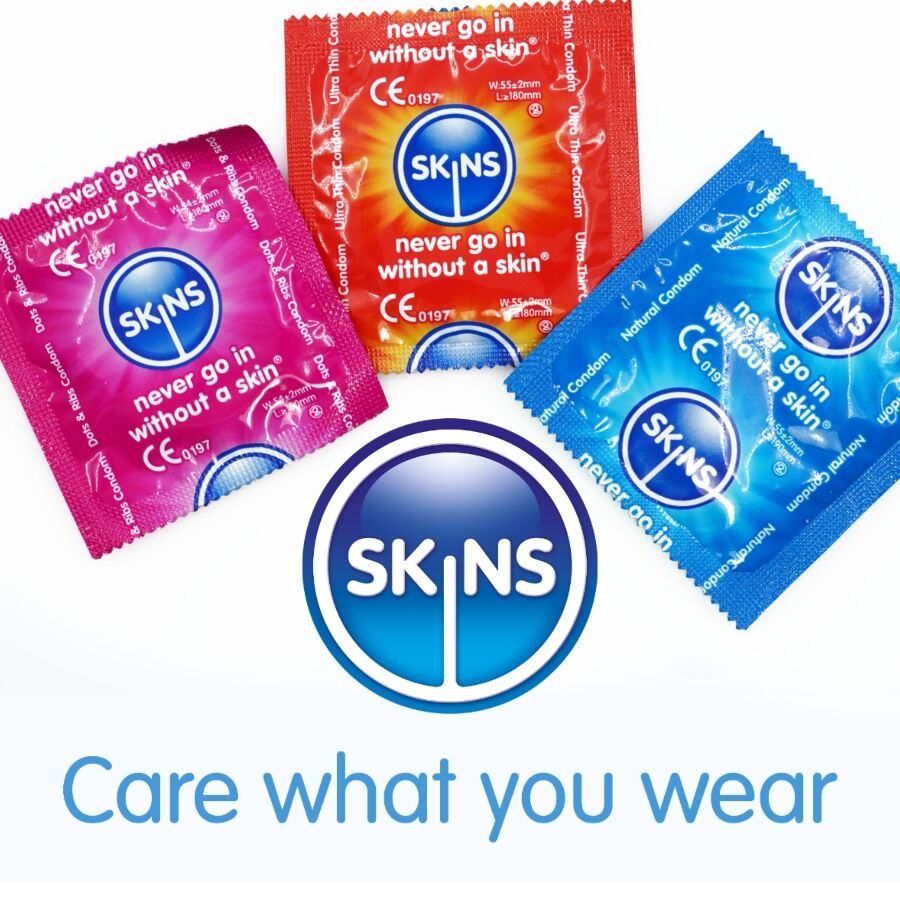 Préservatifs Pack Premium Assortis 16 pièces - Skins - SKINS