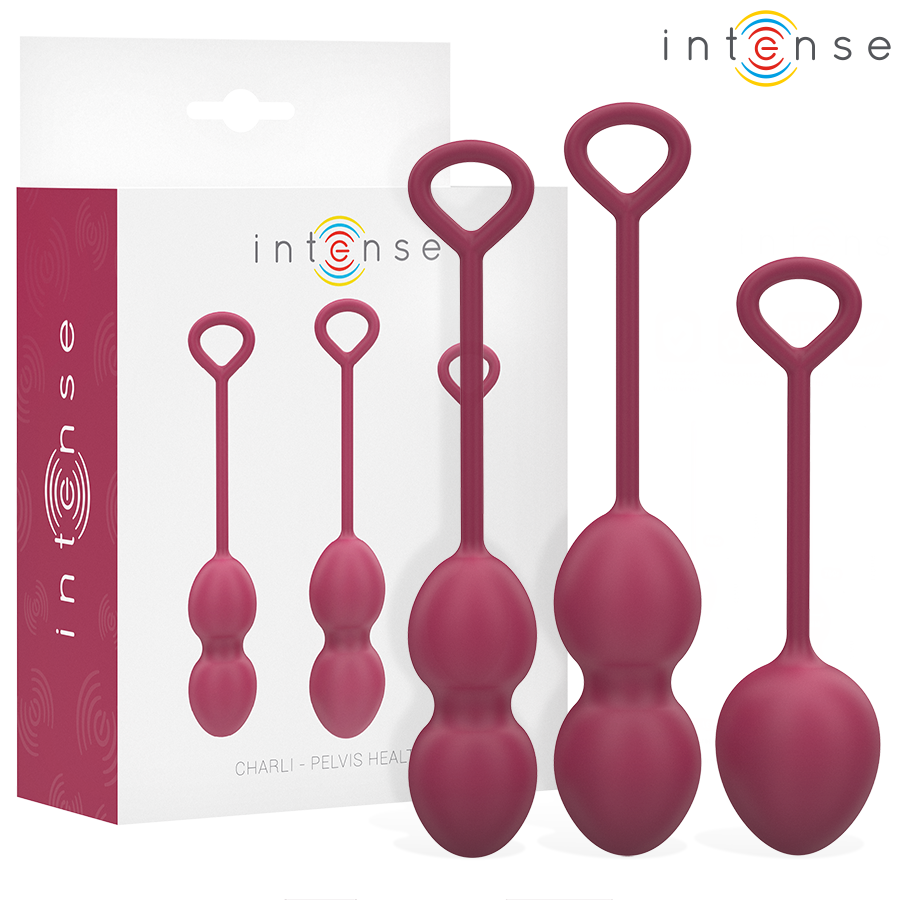 Kit Boules de Geisha Charli 3 Poids Progressifs Rouge - Intense