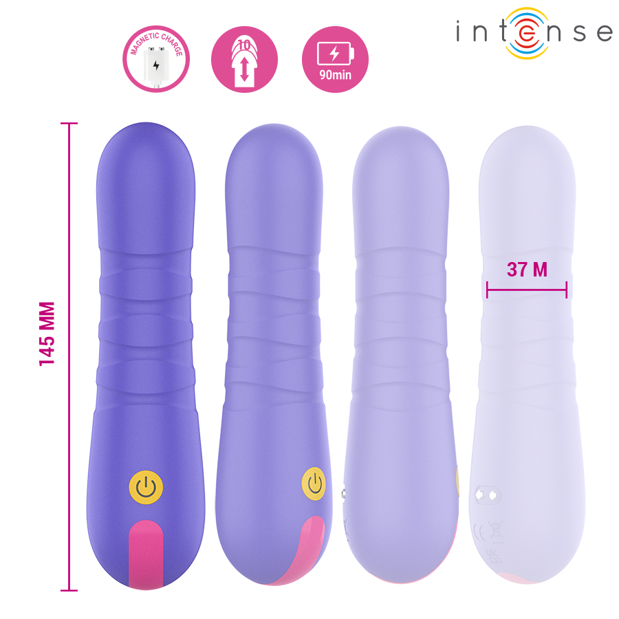 Vibromasseur à Poussée Verticale Stella - Intense