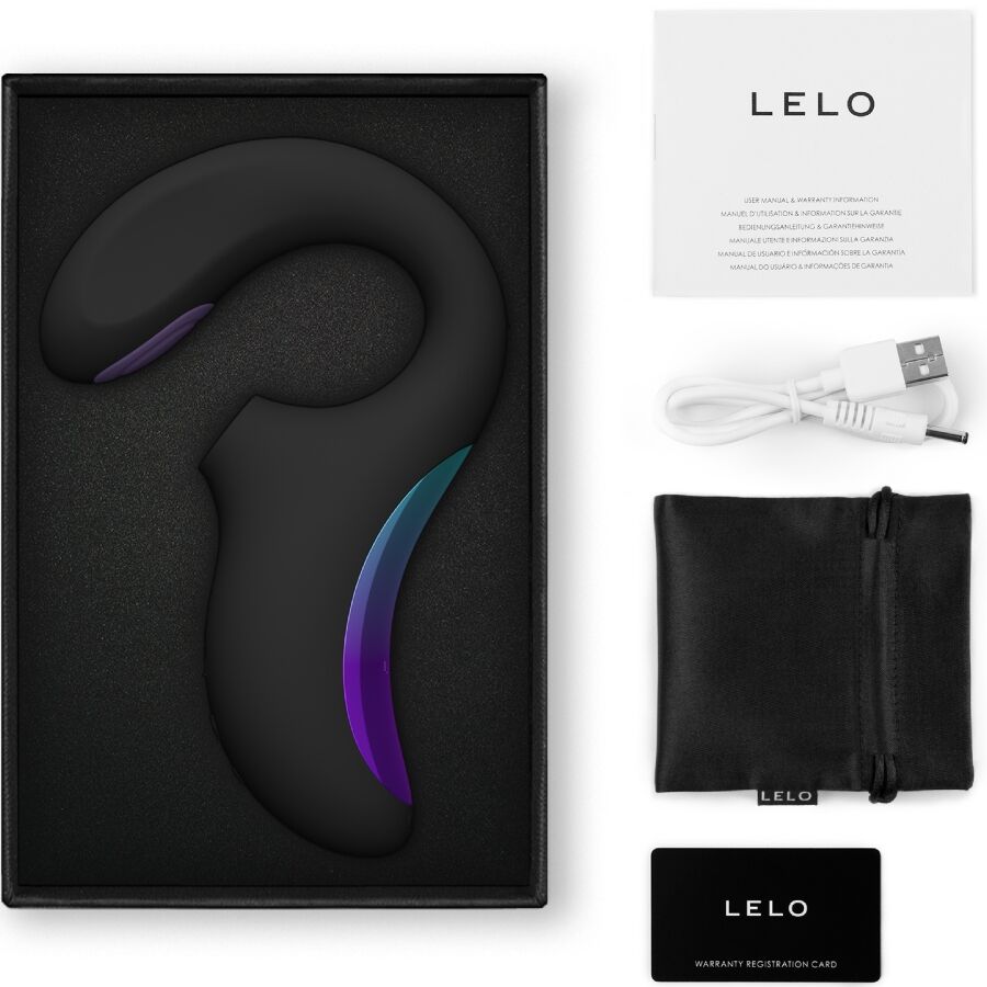 Vibromasseur Enigma Double Sonic Noir - LELO