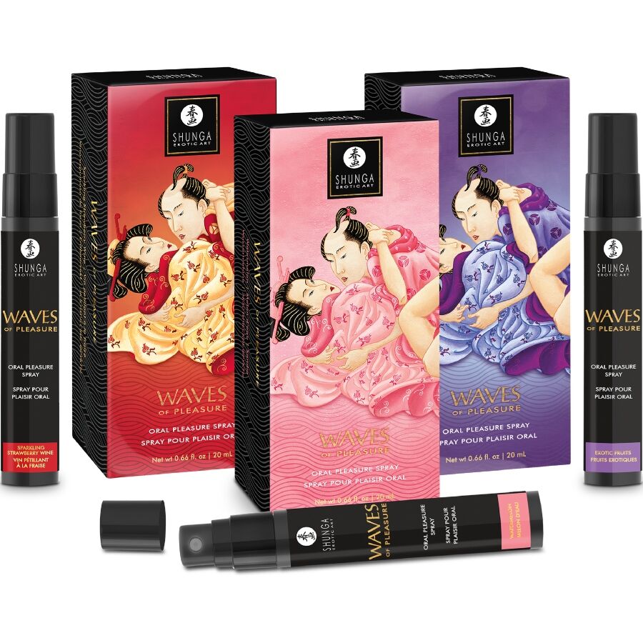 Spray Oral Waves Pleasure Seductive Pastèque - Shunga - SHUNGA APHRODISIACS