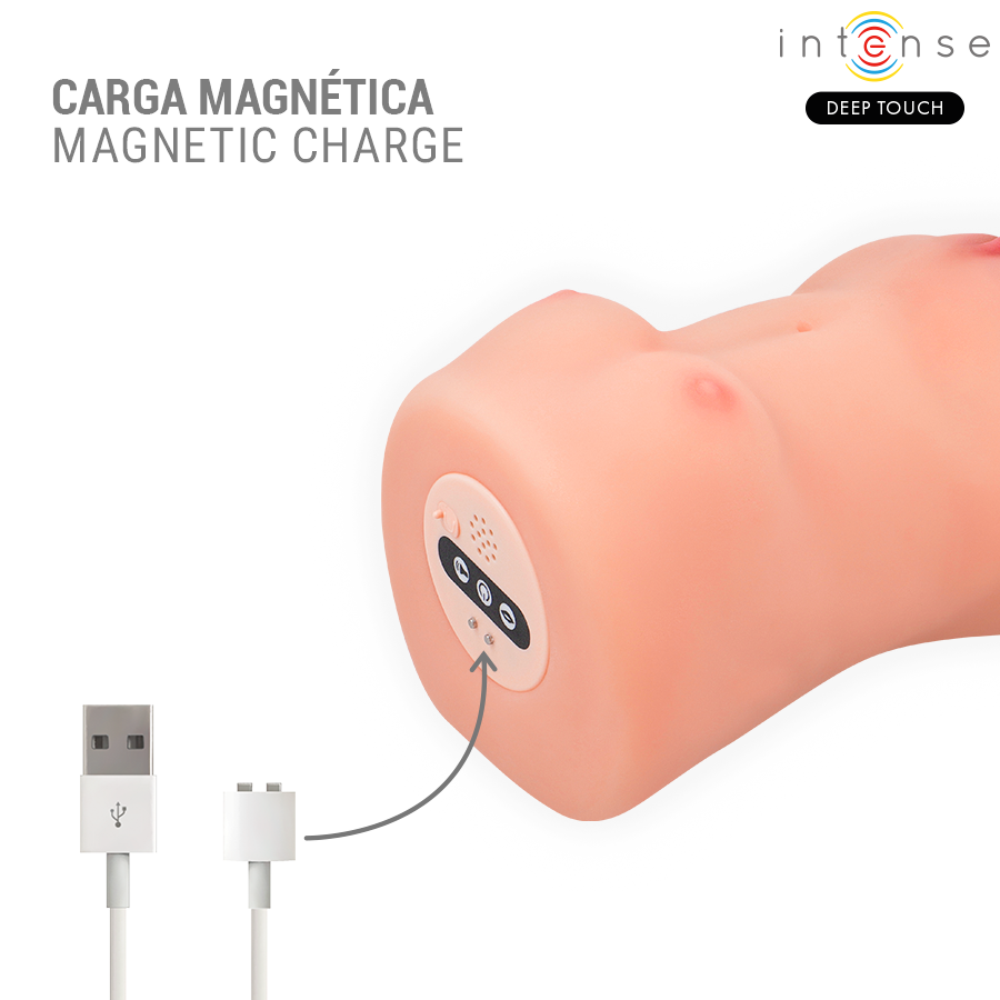 Masturbateur Vibrant Deep Touch Catherine avec Voix - Intense