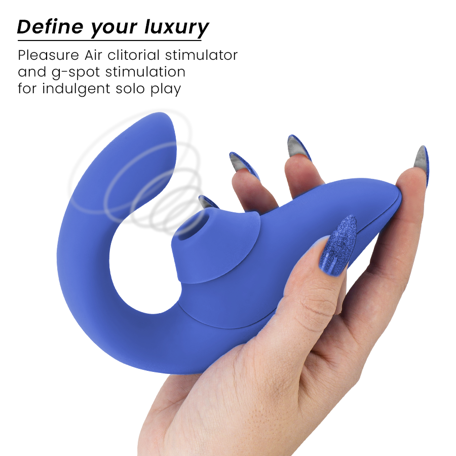 Vibrateur Lapin Womanizer Pleasure Air Blend Bleu - Womanizer