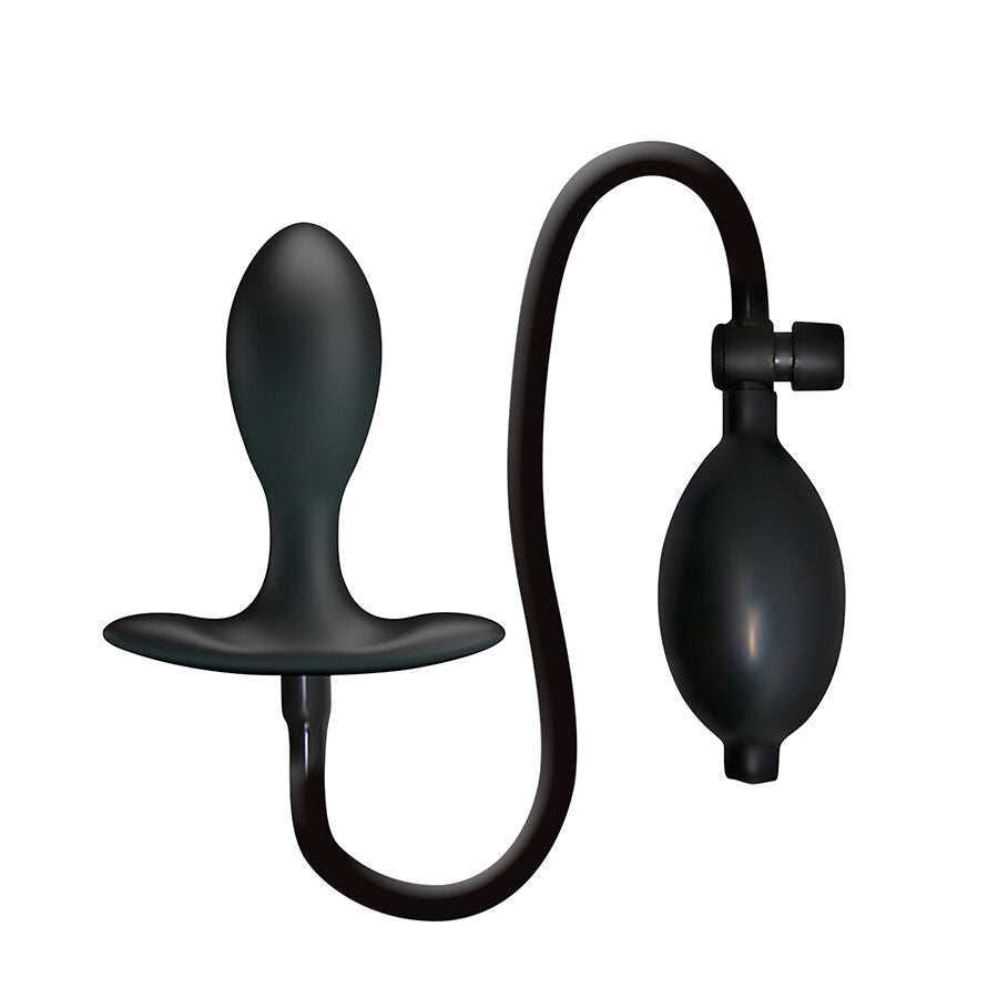 Plug Anal Gonflable Silicone Noir - Mr Play