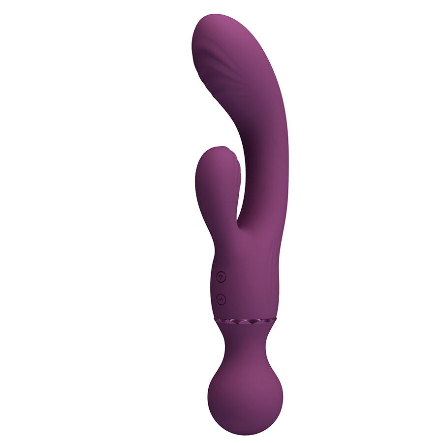 Vibromasseur Rabbit Point G Violet Polyvalent - Pretty Love