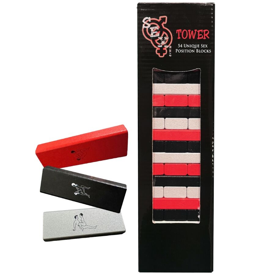 Jeu de Tour Érotique Sex Tower 54 Blocs - Kheper Games