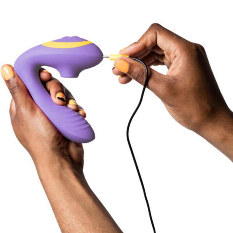Stimulateur Point G et Succion Clitoriale Reverb Violet - ROMP