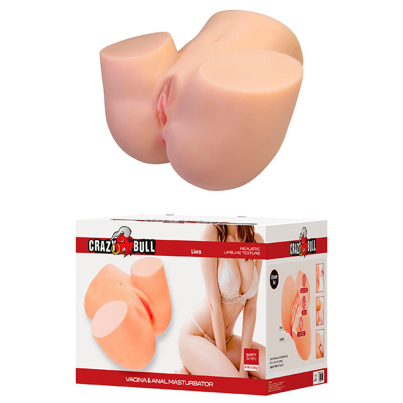 CRAZY BULL - LIORA XXL MASTURBATEUR VAGINAL ET ANAL DOUBLE