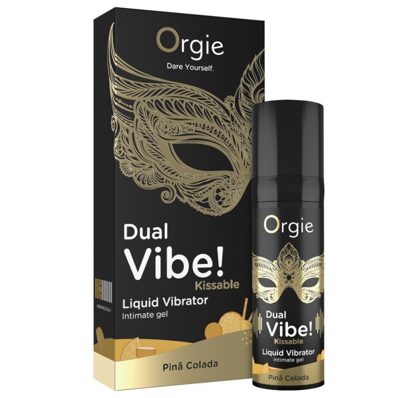 ORGIE - DOUBLE VIBE! VIBRATEUR LIQUIDE KISSABLE PIÑA COLADA 15 ML
