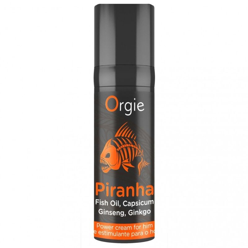 ORGIE - CRÈME ÉNERGISANTE PIRANHA POUR LUI 15 ML