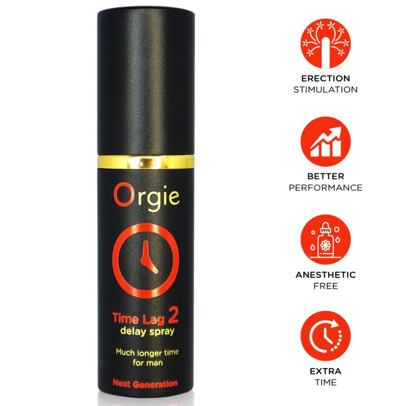 ORGIE - TIME LAG 2 SPRAY RETARDANT SANS ANESTHÉSIQUE 10 ML