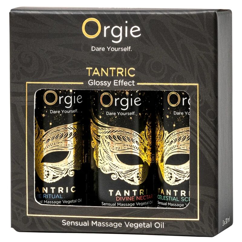 ORGIE - COLLECTION MINI TANTRIQUE HUILES DE MASSAGE SENSUELLES 3 X 30 ML