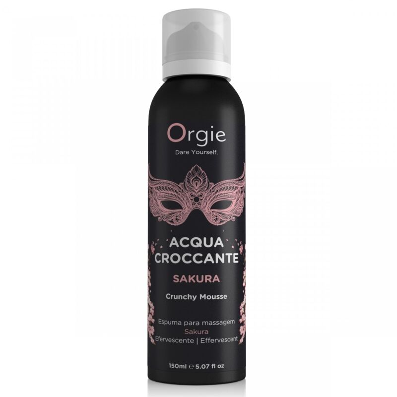ORGIE - MOUSSE DE MASSAGE CROQUANTE ACQUA CROCCANTE SAKURA 150 ML