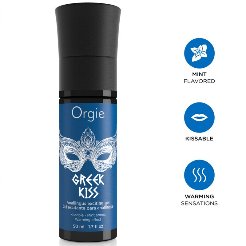 ORGIE - GREEK KISS GEL STIMULANT POUR ANALINGUS MENTHE 50 ML