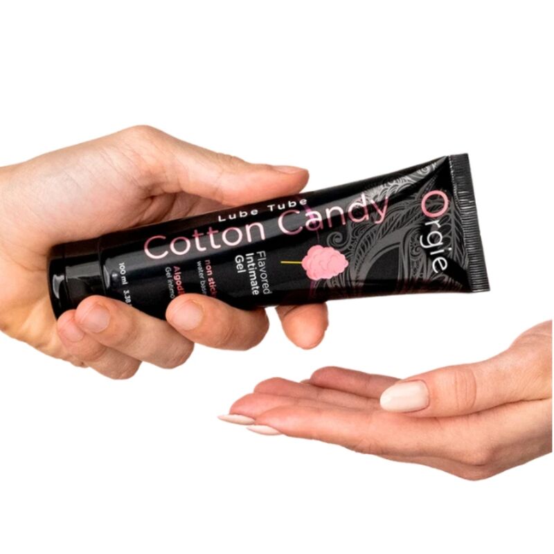 ORGIE - TUBE DE LUBRIFIANT BARBE À PAPA GEL INTIME À BASE DE EAU 100 ML