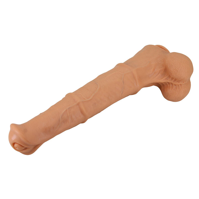 PRETTY LOVE - BENOIT GODEMICHET RÉALISTE TOUCHER DOUX AVEC PEAU GLISSANTE 38,5 CM NATUREL