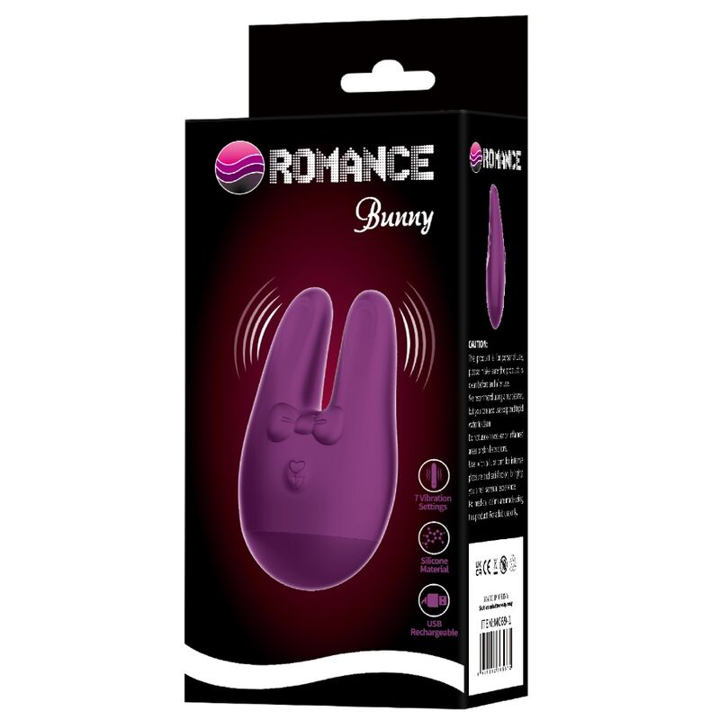 Kompakter externer Kaninchen-Stimulator, 7 Vibrationsmodi - Romance