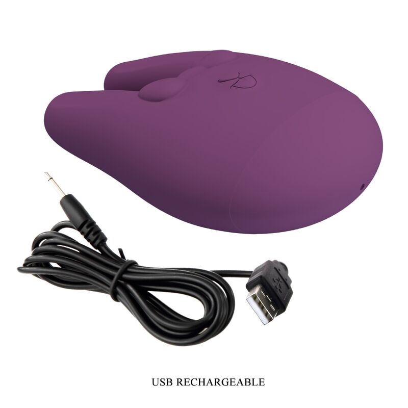 Kompakter externer Kaninchen-Stimulator, 7 Vibrationsmodi - Romance