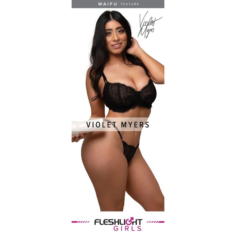 FLESHLIGHT GIRLS - VIOLET MYERS AHEGAO MASTURBATEUR ANAL RÉALISTE