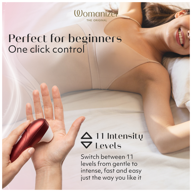 Womanizer Pro Stimulateur Clitoridien à Succion 11 Niveaux Intensité