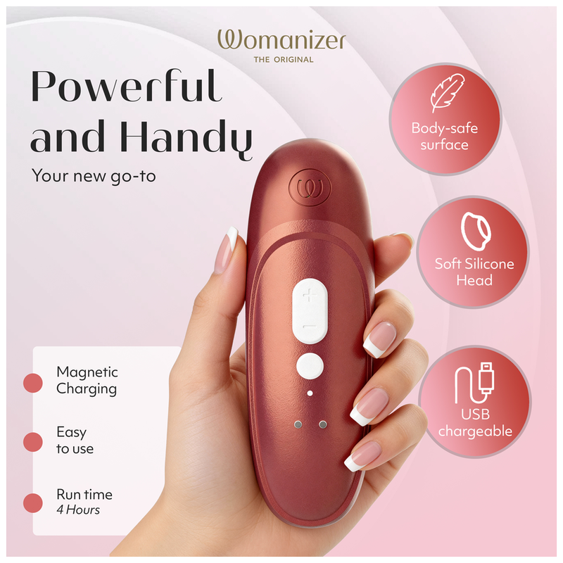 Womanizer Pro Stimulateur Clitoridien à Succion 11 Niveaux Intensité