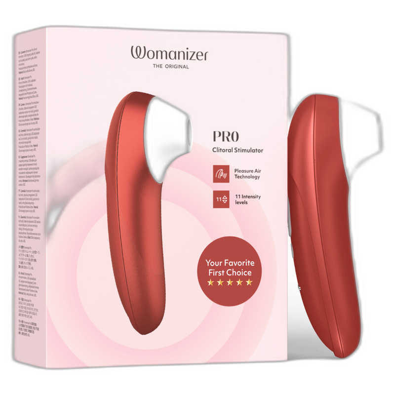 Womanizer Pro Stimulateur Clitoridien à Succion 11 Niveaux Intensité
