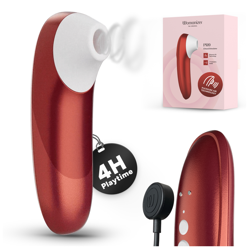 Womanizer Pro Stimulateur Clitoridien à Succion 11 Niveaux Intensité
