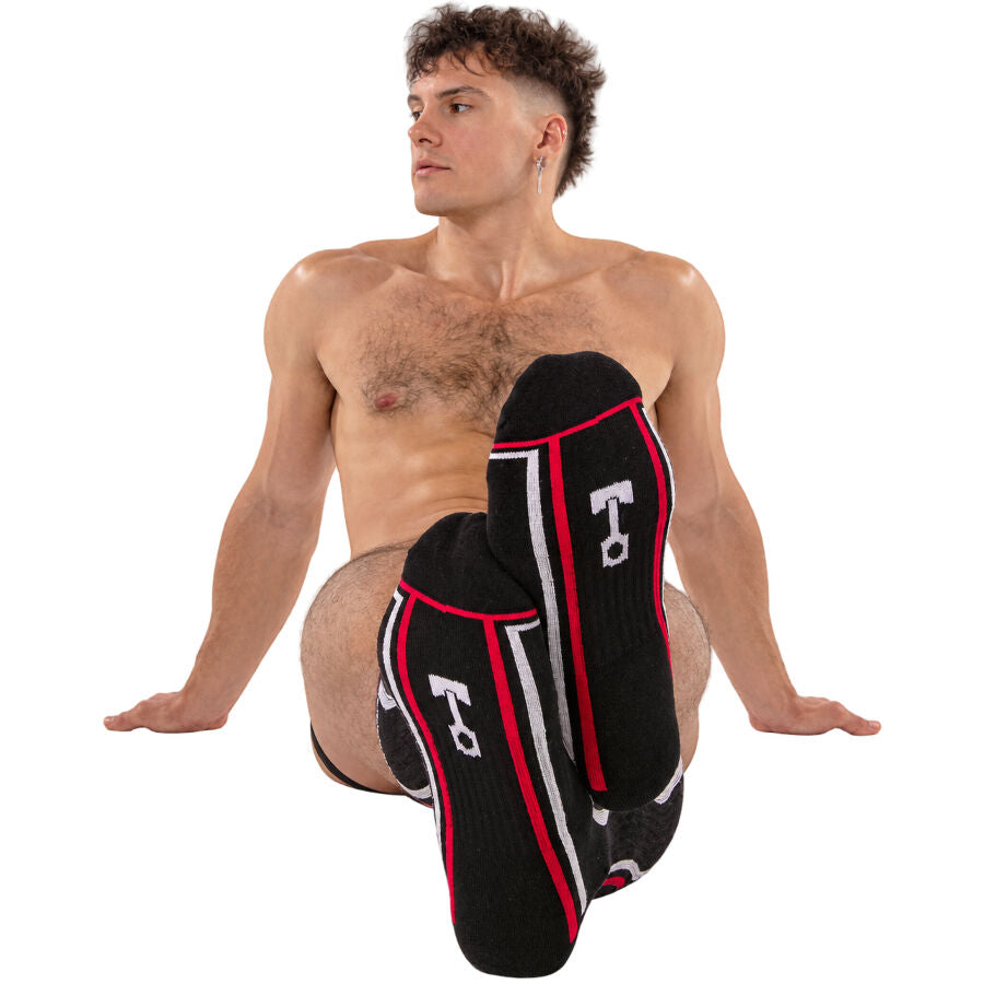 LOCKER GEAR - CHAUSSETTES PISTON HAUTES BLEUES TAILLE UNIQUE