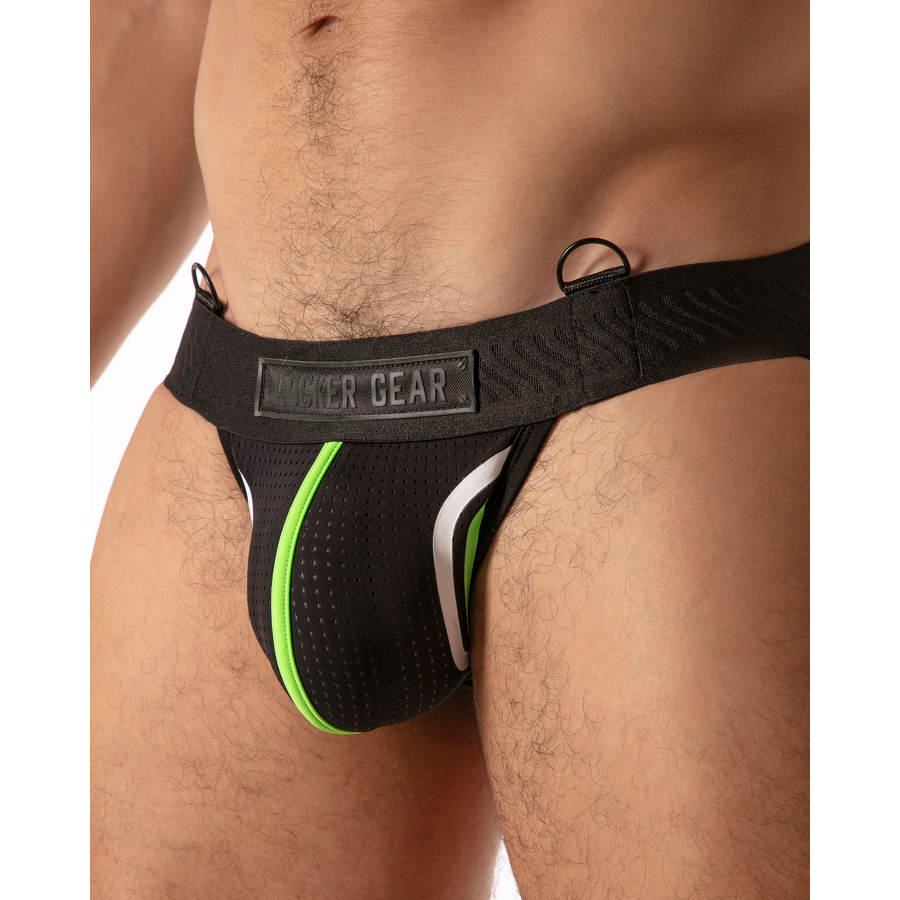LOCKER GEAR - PISTON JOCKSTRAP BLEU S