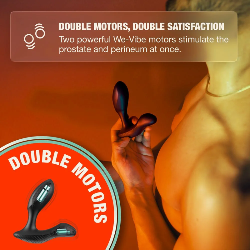 Arcwave Perk Masseur de Prostate Sextoy Masculin Vibrant Double Moteur Télécommande
