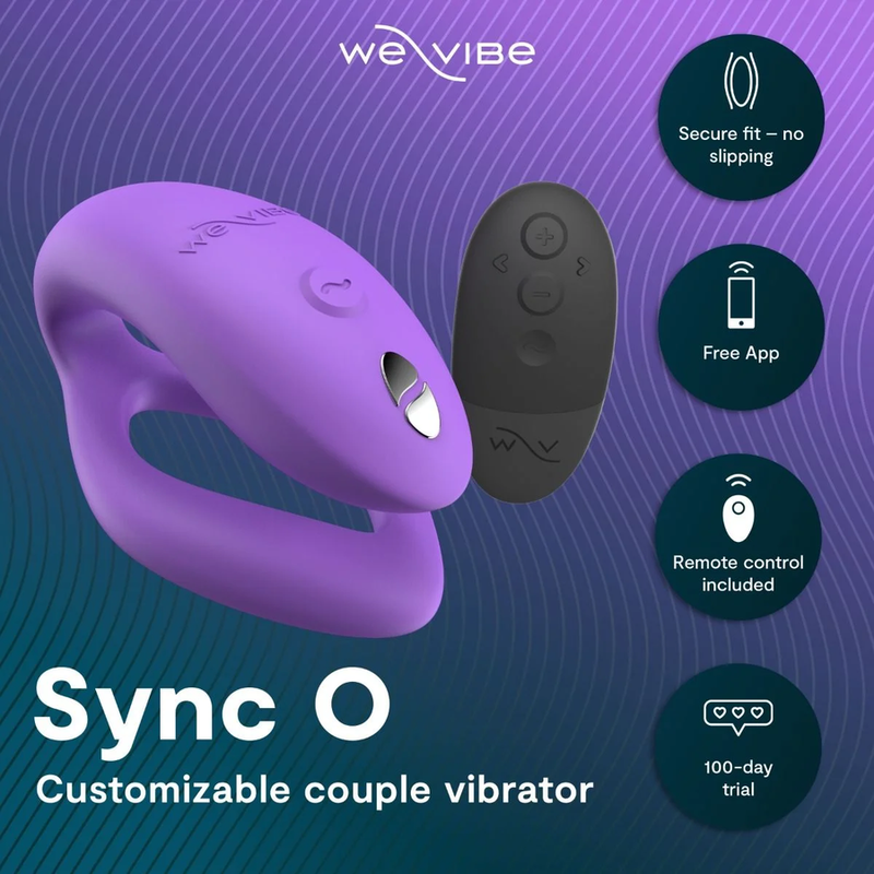 We-Vibe Sync O Stimulateur Clitoridien Couples Violet Clair