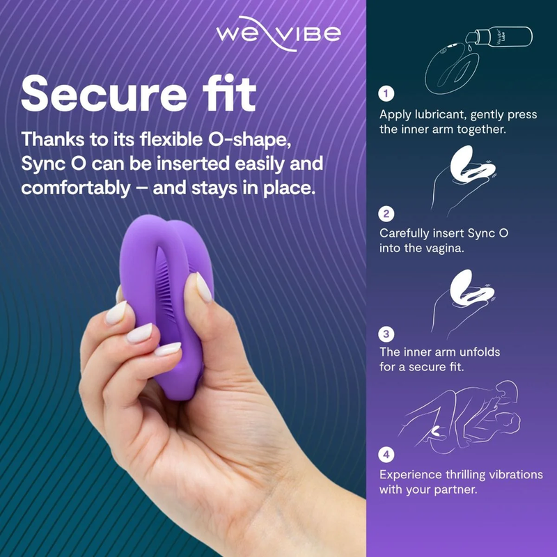 We-Vibe Sync O Stimulateur Clitoridien Couples Violet Clair