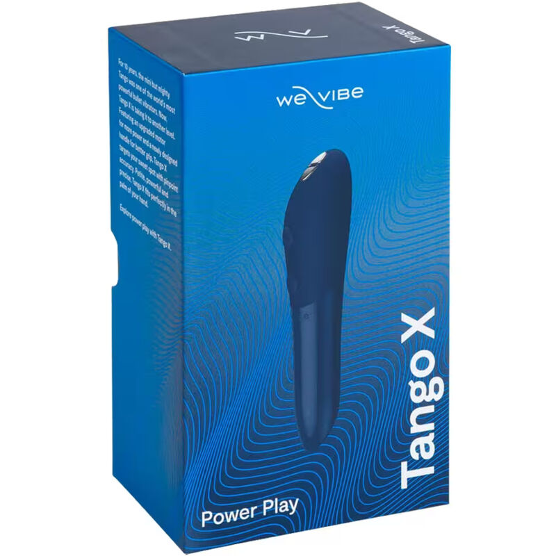 We-Vibe Tango X Vibromasseur Couple Télécommandé Rechargeable Bleu Nuit