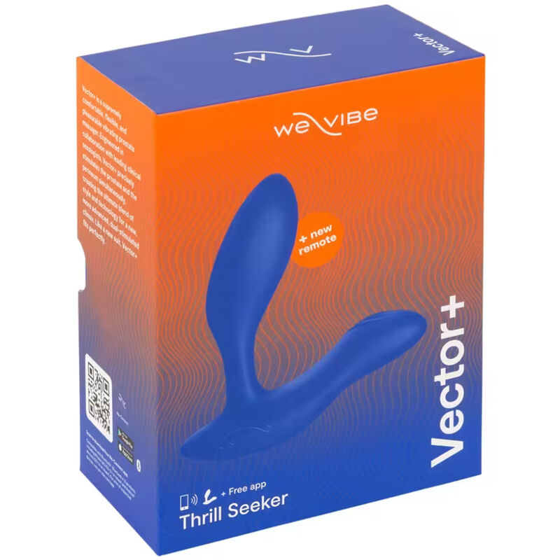 WE-VIBE - VECTOR+ MASSEUR DE PROSTATE À DOUBLE STIMULATION BLEU ROYAL