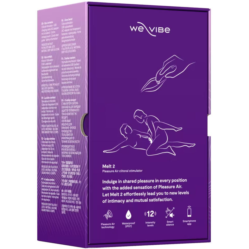 WE-VIBE - MELT 2 STIMULATEUR CLITORIAL À IMPULSIONS D'AIR VIOLET