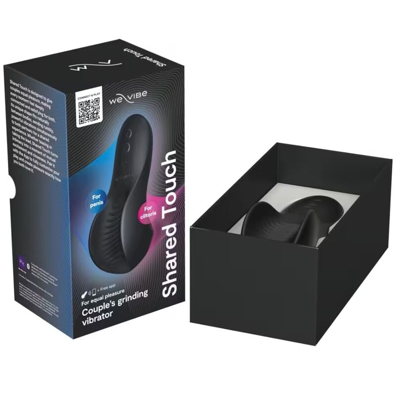 We-Vibe Shared Touch Vibromasseur Couple Télécommandé Double Face Noir