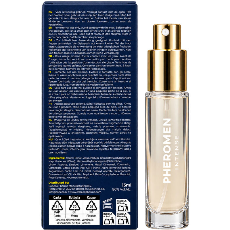 COBECO - PHEROMEN COBECO EAU DE PARFUM POUR HOMME 15 ML