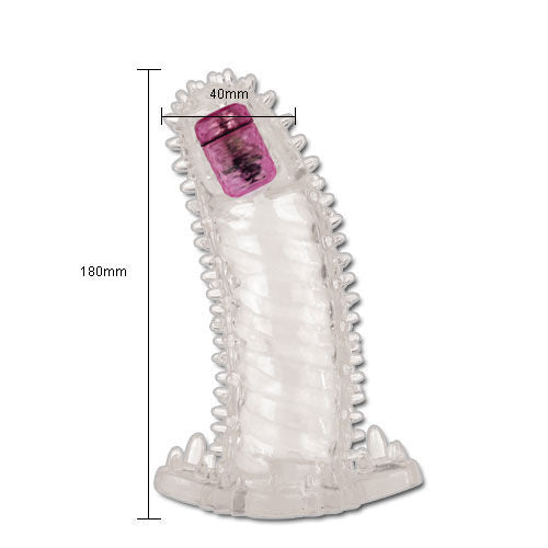 Baile - Gaine à Pénis Vibrant 2 en 1 Brave Man - Transparent