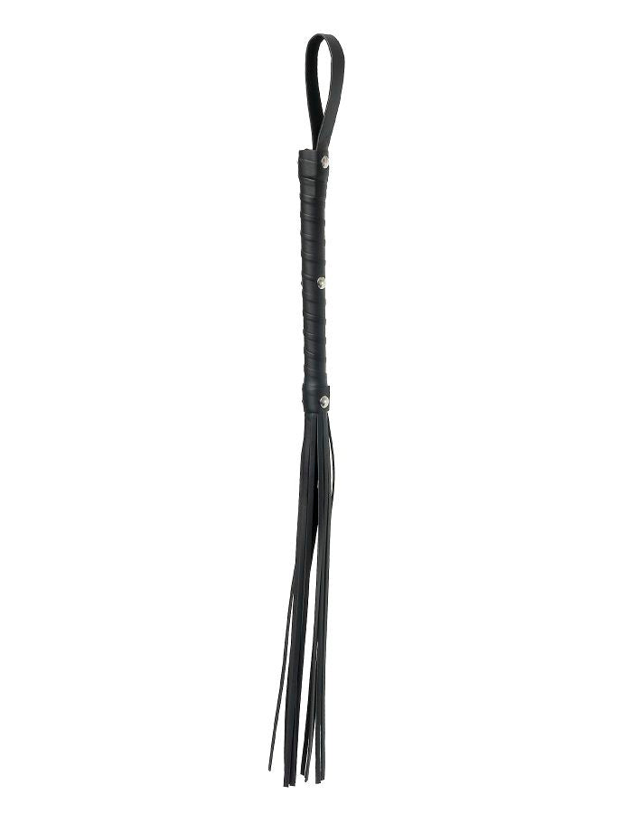 Fouet BDSM Deluxe Cat-O-Nine Tails Noir - Fetish Fantasy