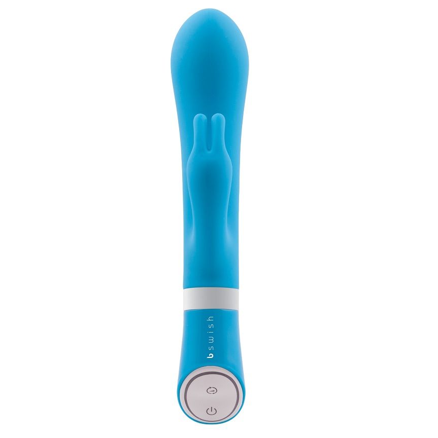 B Swish - Mini Vibromasseur Rabbit Bwild Deluxe Bunny - Bleu