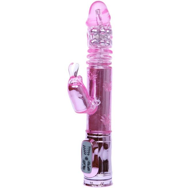 Baile - Vibromasseur Rabbit Rotatif 29 cm - Rose
