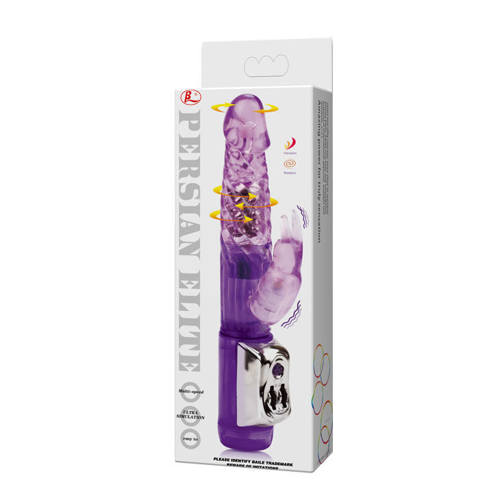 Baile - Vibro rabbit avec billes rotatives Persinal Elite - Violet