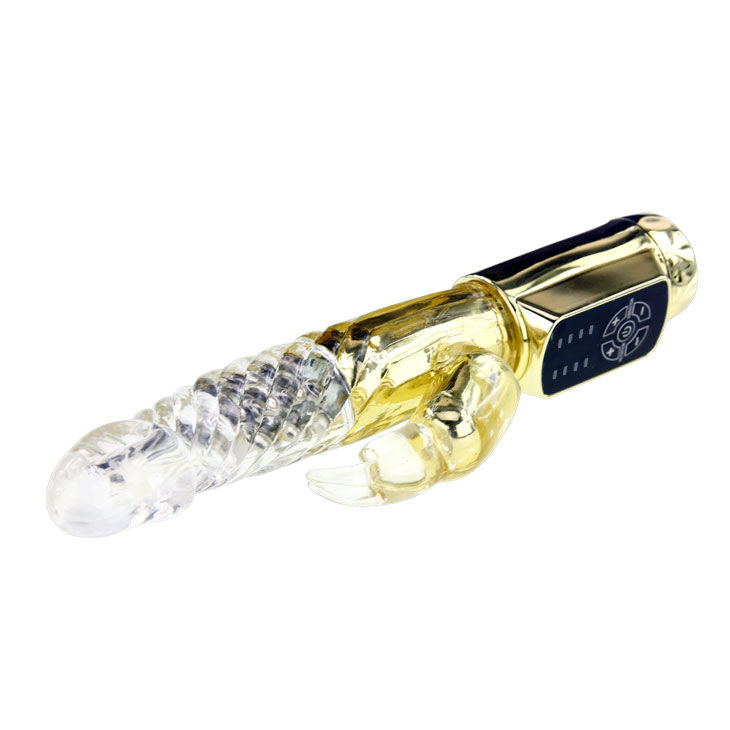 Baile - Vibro rabbit avec billes rotatives Gold Prince - Or