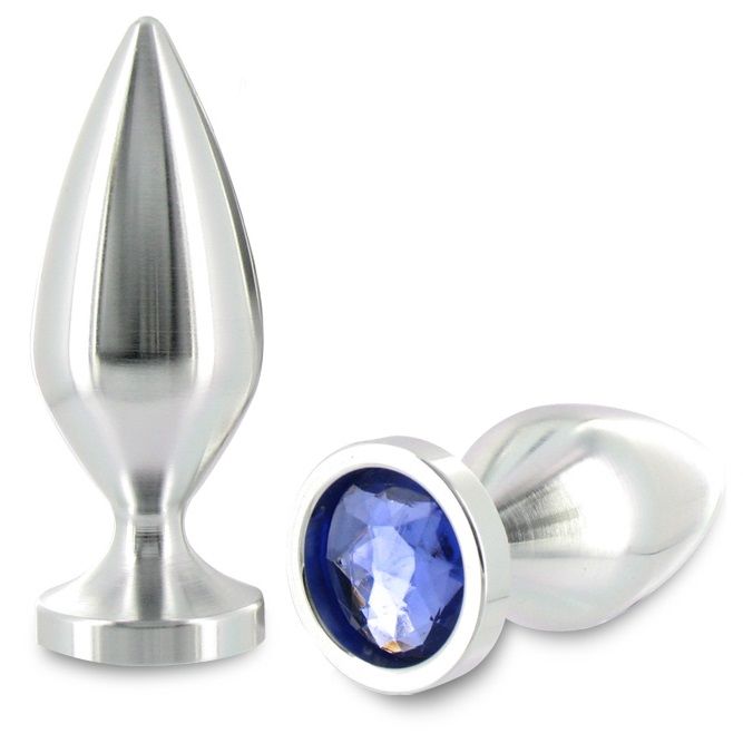 Plug Anal Aluminium Cristal Medium 8.89cm - Metal Hard