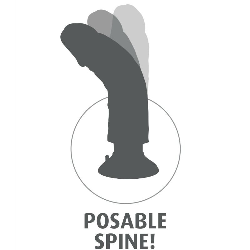 Gode Vibrant King Cock Réaliste 15,24 cm Naturel - Pipedream