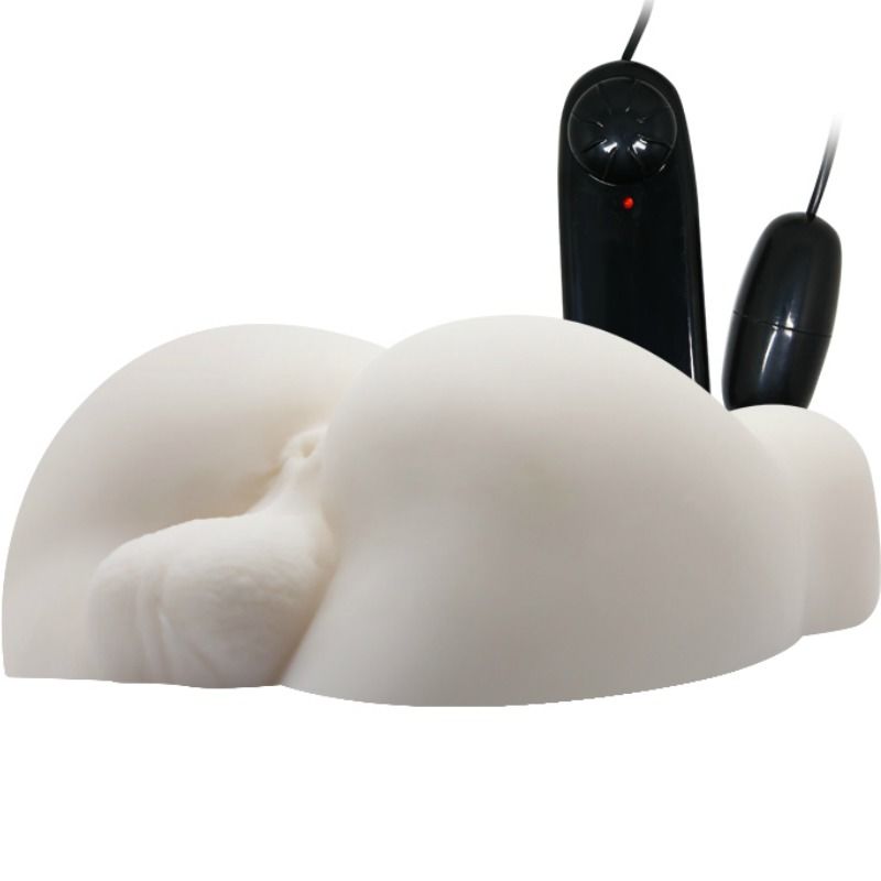 Baile - Masturbateur Réaliste Fessier Homme Vibrant - Blanc