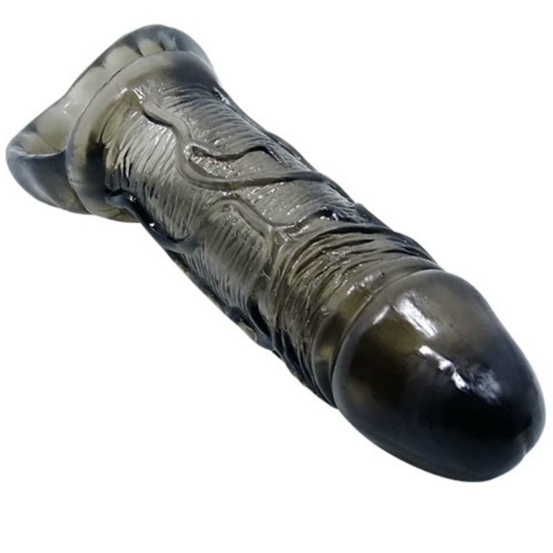 Baile - Gaine Pénis avec Anneau Testiculaire 11,5 cm - Noir