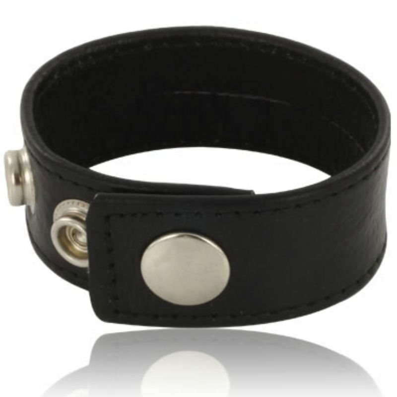 Sangle pénienne Leather Body cuir noir réglable - Metal Hard - LEATHER BODY